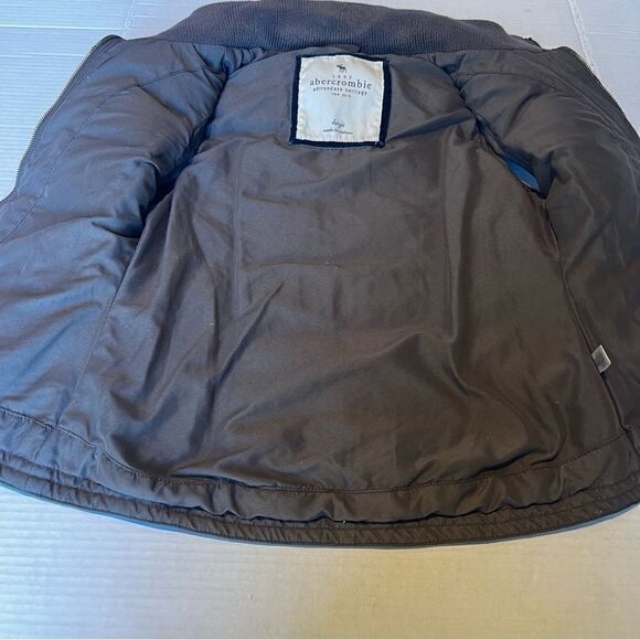Abercrombie and fitch Women's puffer vest Brown Large Junior - Picture 6 of 10